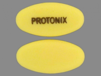 pill-image Protonix 40 MG Enteric Coated Tablet