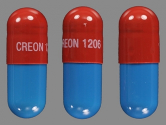 pill-image Creon 6,000 (lipase) Enteric Coated Capsule